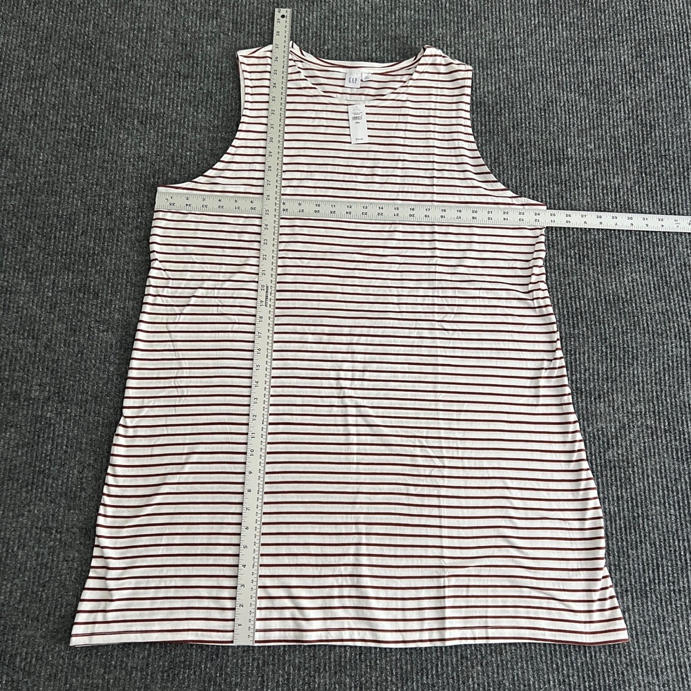 NWT Gap Womens XXL T-Shirt Dress Bundle 3PK Black Striped Short Sleeve Tank Mini - Picture 10 of 16